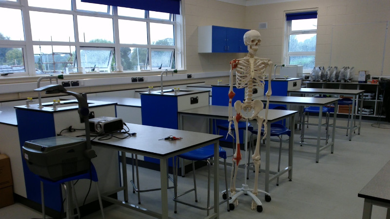 One of two new science labs